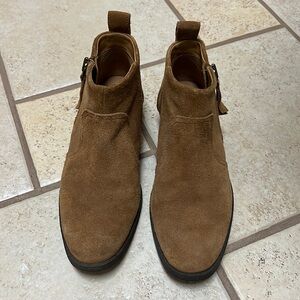 Brown UGG booties
